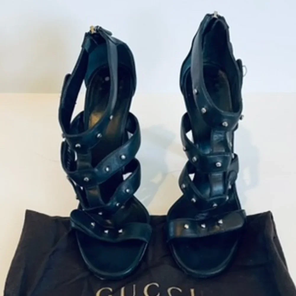 Vintage Gucci Heels Sz 39 - Picture 8 of 13